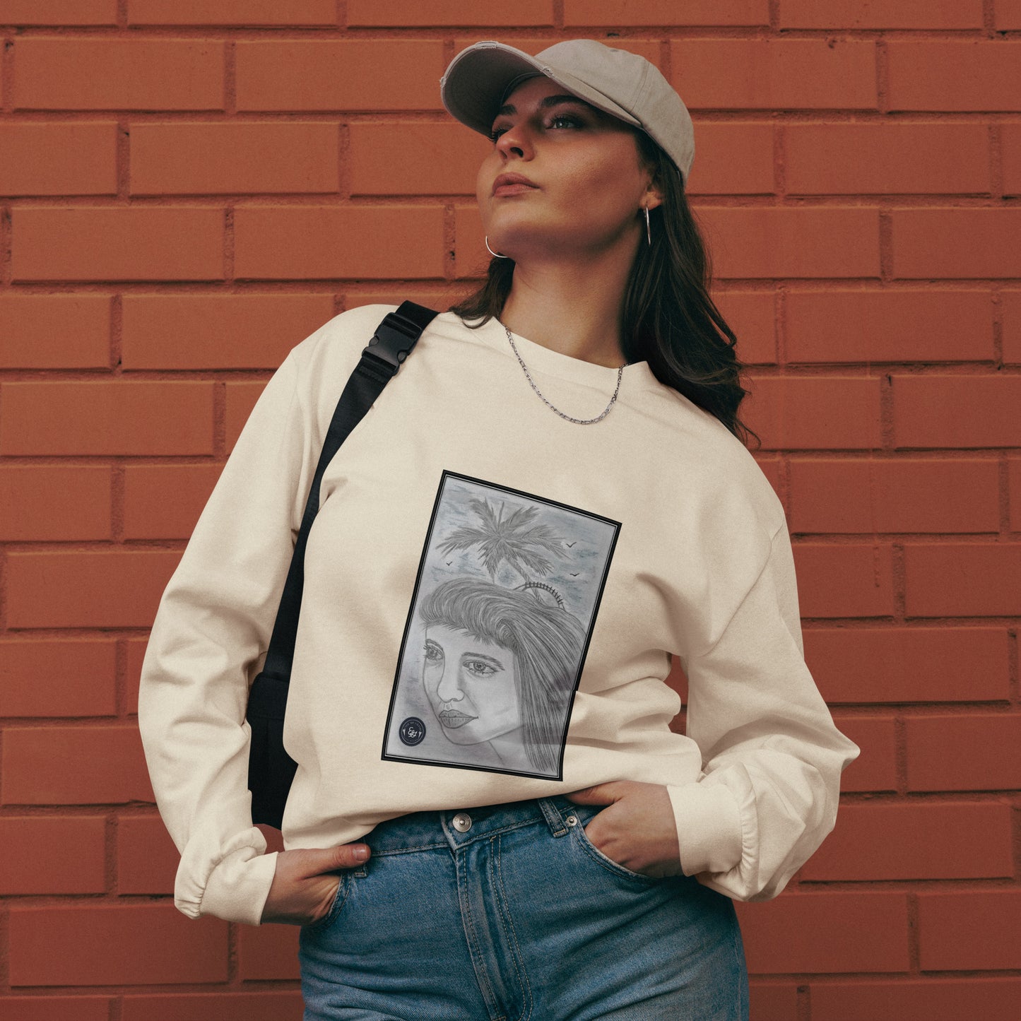 Tropical unisex sweatshirt