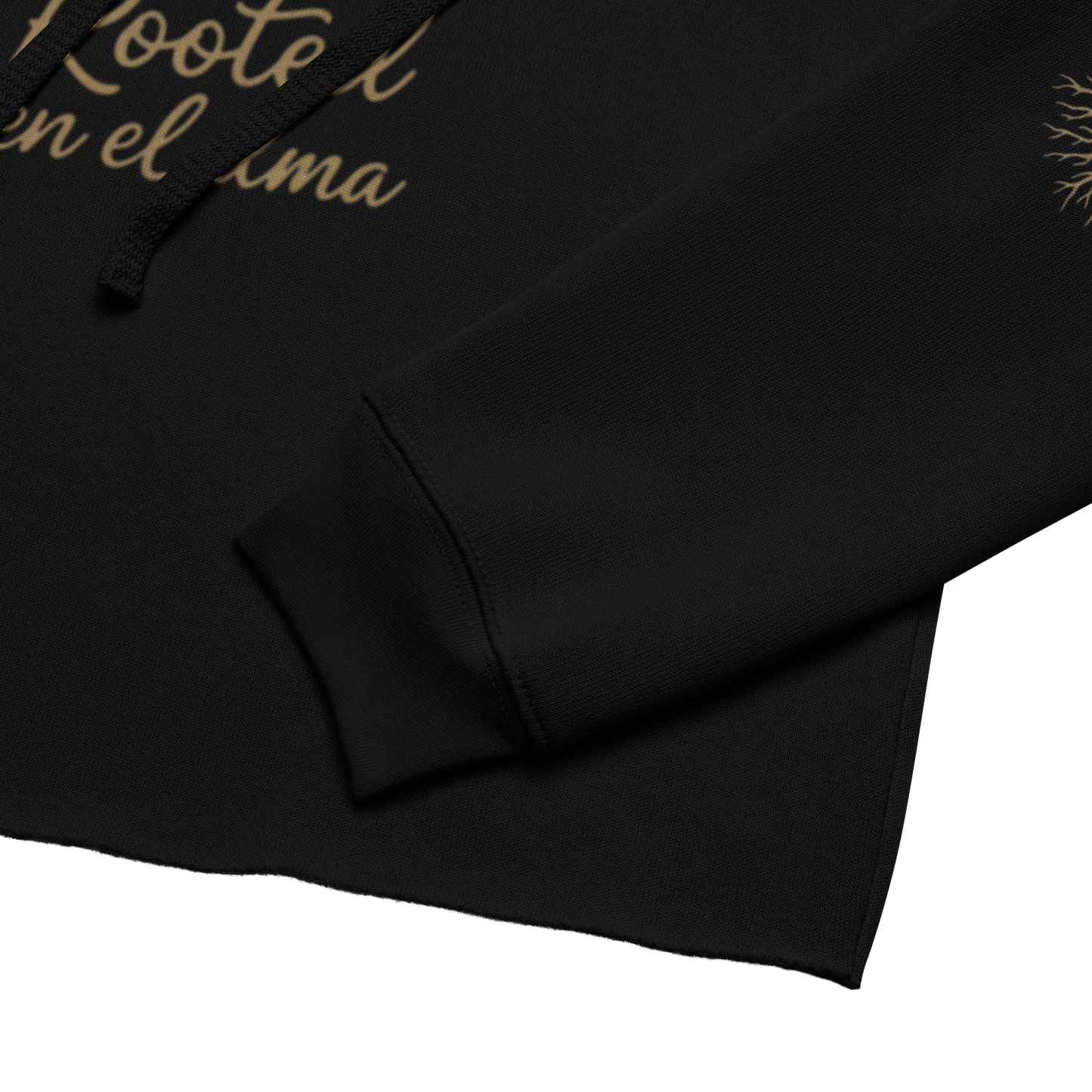 Rooted in the Soul Crop Hoodie — Sudadera Corta Mujer y Raíces